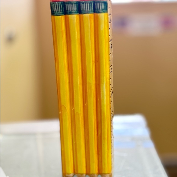 Wooden Ruler with Yellow Edge - Picture 4 of 6